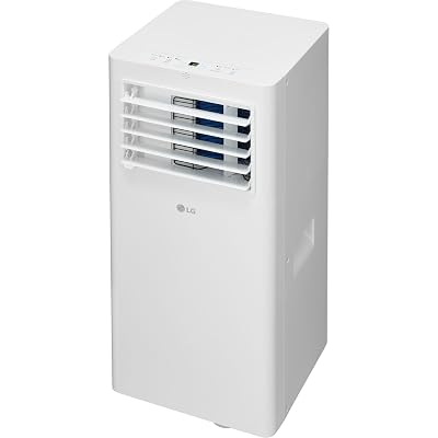 LG 5,100 BTU (DOE) / 9,000 BTU (ASHRAE) Portable Air Conditioner, Cools 150 Sq.Ft. (10' x 15' room size), Quiet Operation,LCD Remote, Window Installation Kit Included, 115V