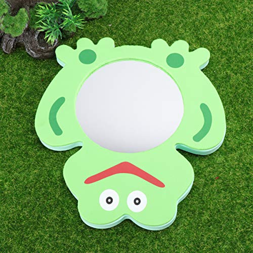 NUOBESTY Baby Mirror Bath Toy, EVA Unbreakable Mirror Crab Shaped Foam ...