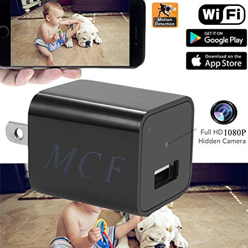 MCF Hidden Camera Wifi Spy 1080P Nanny Cam Indoor Security Surveillance Motion Detective Indoor Dog Baby Monitor