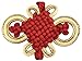 Jiary Handmade Chinese Traditional Gourd Knot Feng Shui Soft Tassel Charm Accessories, Office Bedroom Car Hanging Ornaments Decoration Ward Off Evil Protect Peace Pack of 2 (Wu Lou)