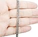 LOYALLOOK Stainless Steel Mesh Chain Bracelets for Women Silver Tone 7