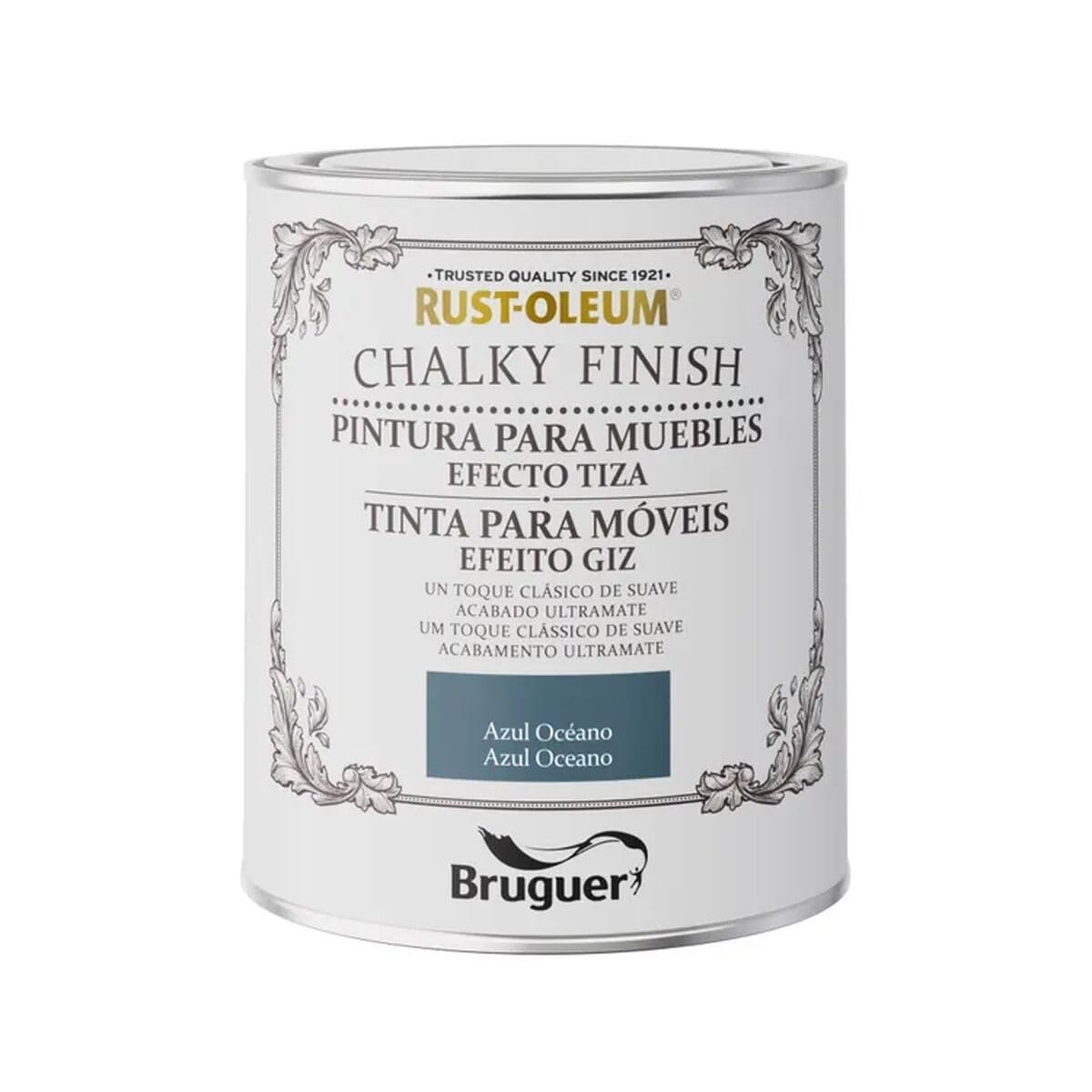 Rust-OLEUM Chalky Finish MUEBLES Azul Oceano 0,750l 5733886 BRUGUER