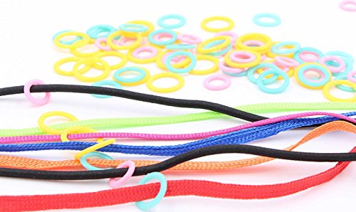Stitch Markers for Crocheting - LeBeila Plastic Knitting Markers Rings Smooth Crochet Stitch Marker Ring Assorted Knitting Counters Needle Clip Small, Medium & Large (120, Mixed)