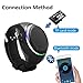 SVPRO Portable Wireless Bluetooth Watch Speaker,Convenient Smart Bracelet Speaker Wrist Speaker Music Player with Hands-free call,Radio,Self-timer,Supporting USB,TF Card Taking Photoes (X10, black)