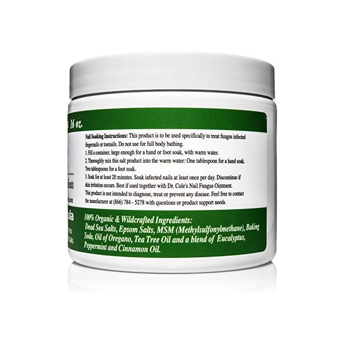 Dr. Cole's Organic AntiFungal Hand & Foot Soaking Salts Extra