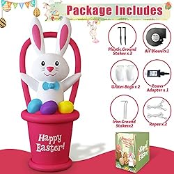 Danxilu Easter Inflatables Decorations, 7 Foot Blow