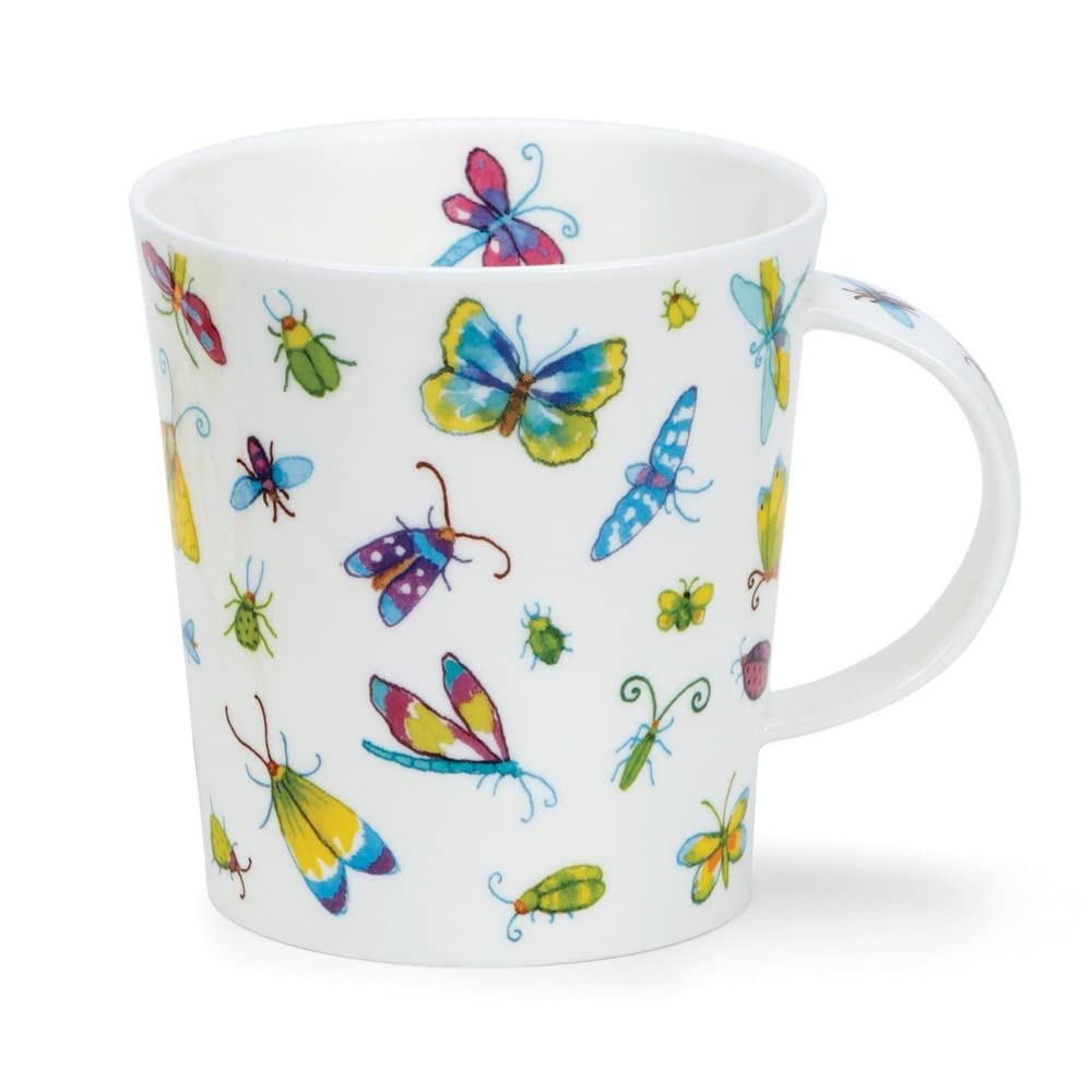 Dunoon Lommond Mug 0.32 Litre Fine Bone China Wings 'n' Things (Purple)