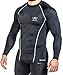 Mava Sports Compression Long Sleeve Top for Men - Baselayer Athletic Workout T-Shirts for Fitness, Running and Gym Workout