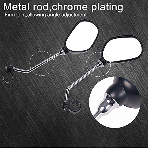 image for Jeemitery Bicycle Rearview Mirrors, Adjustable Rotatable Handlebars Gl