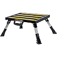 GarfatolRv GarfatolRv Steps, Foldable RV Step Stool with a Adjustable Height Step Platform, Portable Handle, Reflective Strip and Non-Slip Rubber Feet for Adults Supports Up to 1000 lbs