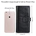 YALUXE Wallet for Women RFID Blocking Leather Removable Checkbook Holder Large Capacity