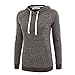 Vetemin Women Casual Basic Cotton/Poly Vintage Soft Long Sleeve Hoodies Sweater