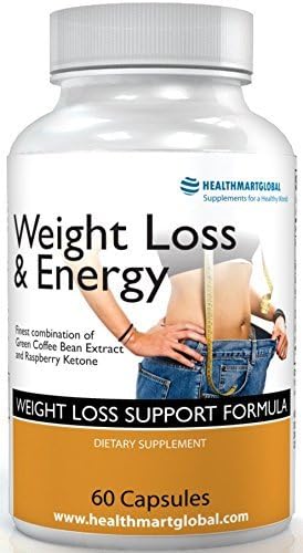 Natural Weight Loss & Energy Supplements - Contains Green Coffee Bean Extract and Raspberry Ketone