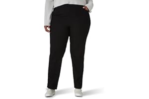 chic classic collection Womens Plus Stretch Elastic Waist Pull-On Pant