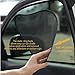 AUPERTO Car Window Shade (4 Pack) - Car Sun Shade for Side and Rear Window Full UV Protection for Your Child - Baby Side Window 19