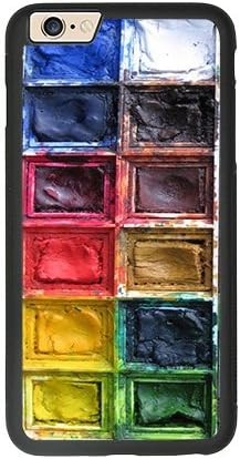 CASEU Case for iPhone 7 (ONLY),Custom Print Watercolors Paint Pallet Tray Back Cover For Apple Iphone7£¨2016£