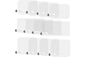 12pcs Windshield Dashcam Stickers, Clear Stickers Durable and Reusable Electrostatic Camera Film Weatherproof Car Sticker for