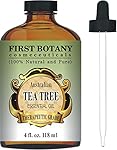 Tea Tree Oil (Australian) 4 Fl.oz. with Glass Dropper 100 % Pure and Natural Therapeutic Essential Oil to Help in Fighting Dandruff, Acne, Toenail Fungus, Yeast Infections, Cold Sores & More...