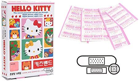 Hello Kitty Band-Aids for Kids - Mixed Size, 16ct per a Pack(5 Packs)