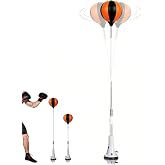 Freestanding Reflex Bag with Suction Cup Base MultiLevel Iron Stand Boxing Speed Ball HeavyDuty Fitness Training Punching Equipment for Teens Adults Family Gym