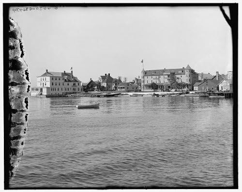 Photographs - HistoricalFindings Photo: Iroquois-on-The-Beach Hotel,Resorts,Lake View House,Mackinac,Michigan,MI,1900