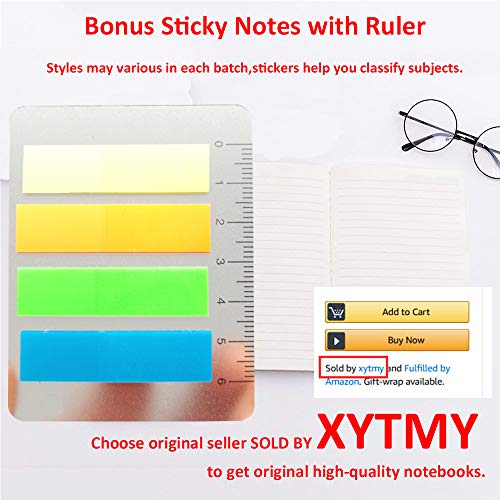 1 XYTMY+Leather+Colorful+Writing+Notebook