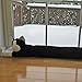 Evelots Under Door Cat Draft Stopper - Weighted - Keep Cold Air, Warm Air Out - Odor, Noise, Dust, Wind Blocker - Great for Window - Full 38 Inch Long - Heavy Duty Kitty Cat - Hanging Loops