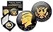 Black RUTHENIUM 2016 D MINT JFK Half Dollar US Coin w/ 2-SIDED 24K GOLD FEATURES