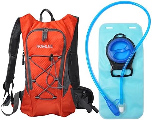 Hydration Pack Recreational Backpack with 2L BPA Free Water Bladder Bag Lightweight Outdoor Products Tactical Survival Reservoir for Climbing Biking Cycling All Sports Fits Men Women Kids Children