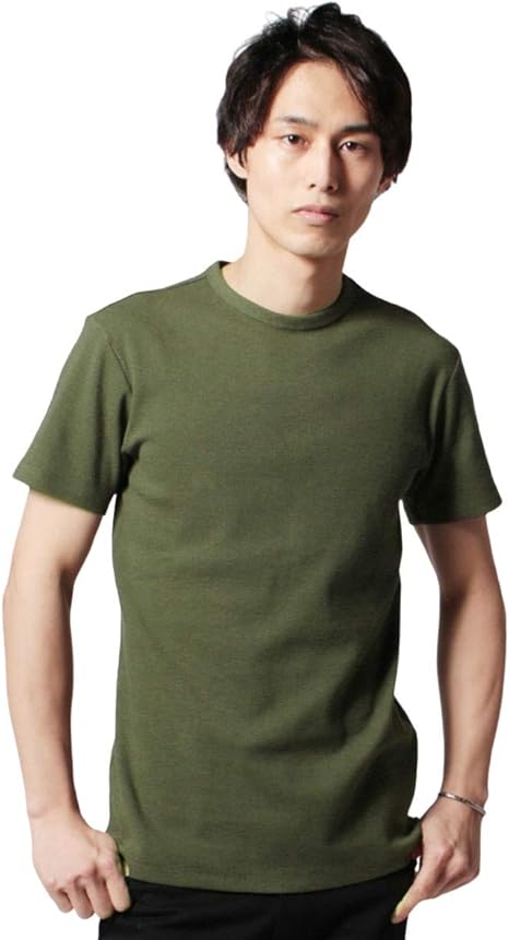 Amazon バイヤーズセレクト Buyer S Select Tシャツ メンズ カットソー 半袖 スパンテレコ ヘビーウェイト Vネック クルーネック 無地 Tシャツ カットソー 通販