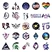 Vinyl Stickers for Hydro Flask[100 pcs],Galaxy Stickers for Kids Car Bicycle Luggage Decal Graffiti Patches Skateboard Waterproof Stickers for Water Bottle - No-Duplicate Sticker Pack