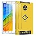 CENTAURUS Replacement for Redmi Note 5 Glass Screen Protector,(3 Pack) Anti-Fingerprint Anti-Scratch HD Hardness Shatter Proof Tempered Glass Protective Film Fit Xiaomi Redmi Note 5 (6.0 inch)