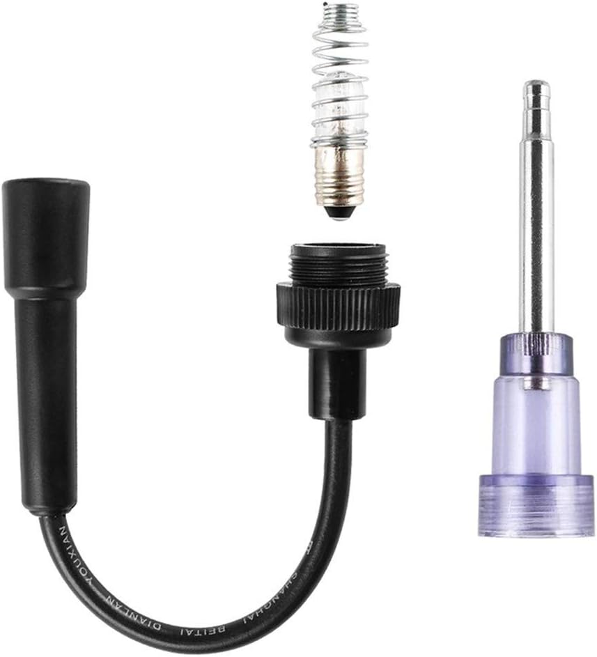 Inline Spark Plug Tester - Spark Plug Tester Automotive Ignition System in-line Coil Tester Auto Test Tool for Small Engine, Car, Lawn Mower, Chainsaw (1 pc)