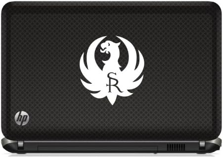 Ruger Firearms 6 Inches White Vinyl Decal (for Macbook iPod iPad or Car Window)