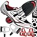 Venzo Road Bike Compatible with Shimano SPD SL Look Cycling Bicycle Shoes & Pedals 42.5