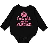 inktastic So Cute Princess Baby Fleece Bodysuit