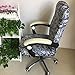 Melaluxe Office Chair Cover - Universal Stretch Desk Chair Cover, Computer Chair Slipcovers (Size: L)