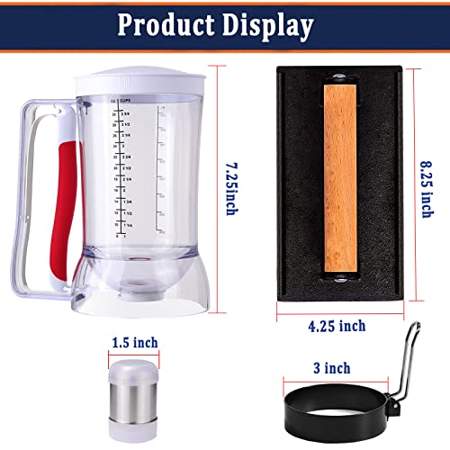 HSUJCYF Griddle Breakfast Kit for Blackstone, 8 Piece Griddle