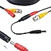 Flashmen 25ft 1 Pack BNC Video Power Cable Security Camera Wire Cord for CCTV DVR Surveillance System One Cable with 2X BNC to RCA connectors 2X BNC to BNC connectors 1x DC plug adapter