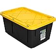 Tough Box 27-Gallon Storage Tote w/Lid- 31inLx21inWx14.55inH Model# 27GBLKYW