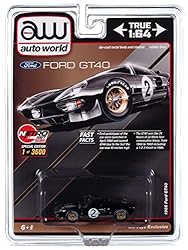 Auto World 1966 Ford GT40#2 Black Limited Edition