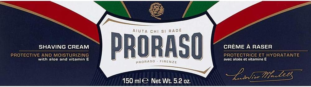 Proraso Shaving Cream Tube Protective, Blue, 150 ml (Pack of 1) - Image 4