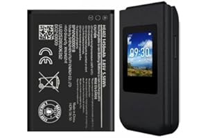 TGXJI Replacement Battery for HE402,【2025 Upgrade】 High Capacity Battery for 2780 Flip AT&T Cingular Flex (ATTEA211101)