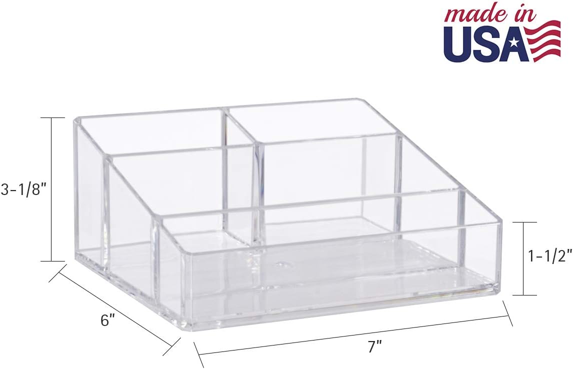 STORi Clear Plastic Vanity Makeup Organizer: Home & Kitchen