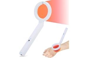 JEANOKO with 12 Infrared LED Light Sources high Uniformity Infrared Vein Finder Vein Viewer Vein Display Instrument for Doctor(US Standard (100-240v))