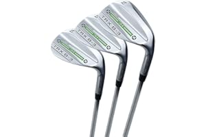 POSSOT 3 PCS Wedge Set or Individual Golf Wedges, Available in 52° Gap Wedge, 56° Sand Wedge and 60° Lob Wedge for Man and Woman Right Hand, Deeper Grooves for Mixer Spin