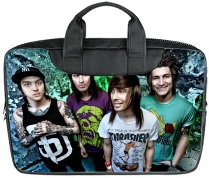 Portable Laptop handbag Custom Pierce The Veil Durable High Quality Laptop Bag Sleeve for Macbook Air 15 Inch (Twin sides)