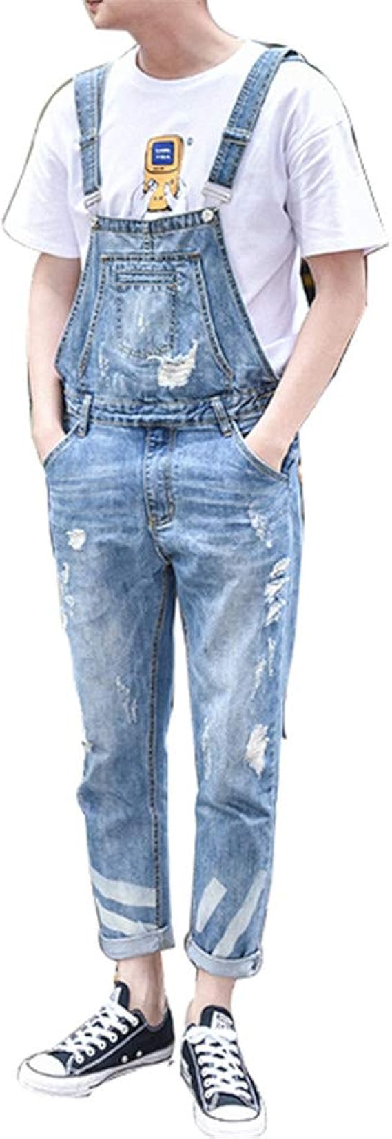 Amazon オーバーオール メンズ サロペット つなぎ デニム ストレッロングパンツ 無地 オーバーオール メンズ 大きいサイズ 作業服 デニム オーバーオール ジーンズ デニムパンツ インディゴ 2xl ジーンズ 通販