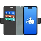 DefenderShield EMF Phone Case Blocker Compatible with iPhone 16 Pro - Full-Spectrum Anti Radiation Cell Phone Case to Reduce Wireless Signals & Battery Emissions - iPhone EMF Blocker (Black)