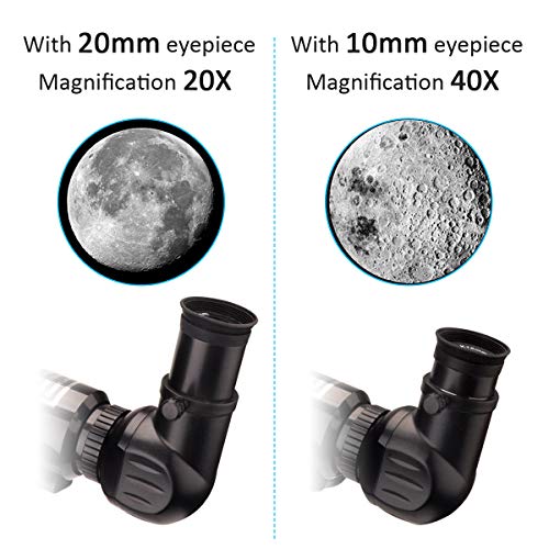 MOUTEC Kids Telescope for Astronomy Beginners with Backpack Smartphone Adapter, Portable 70mm Refractor Travel Telescope for Camping - Great for Children to Explore Space Moon Star